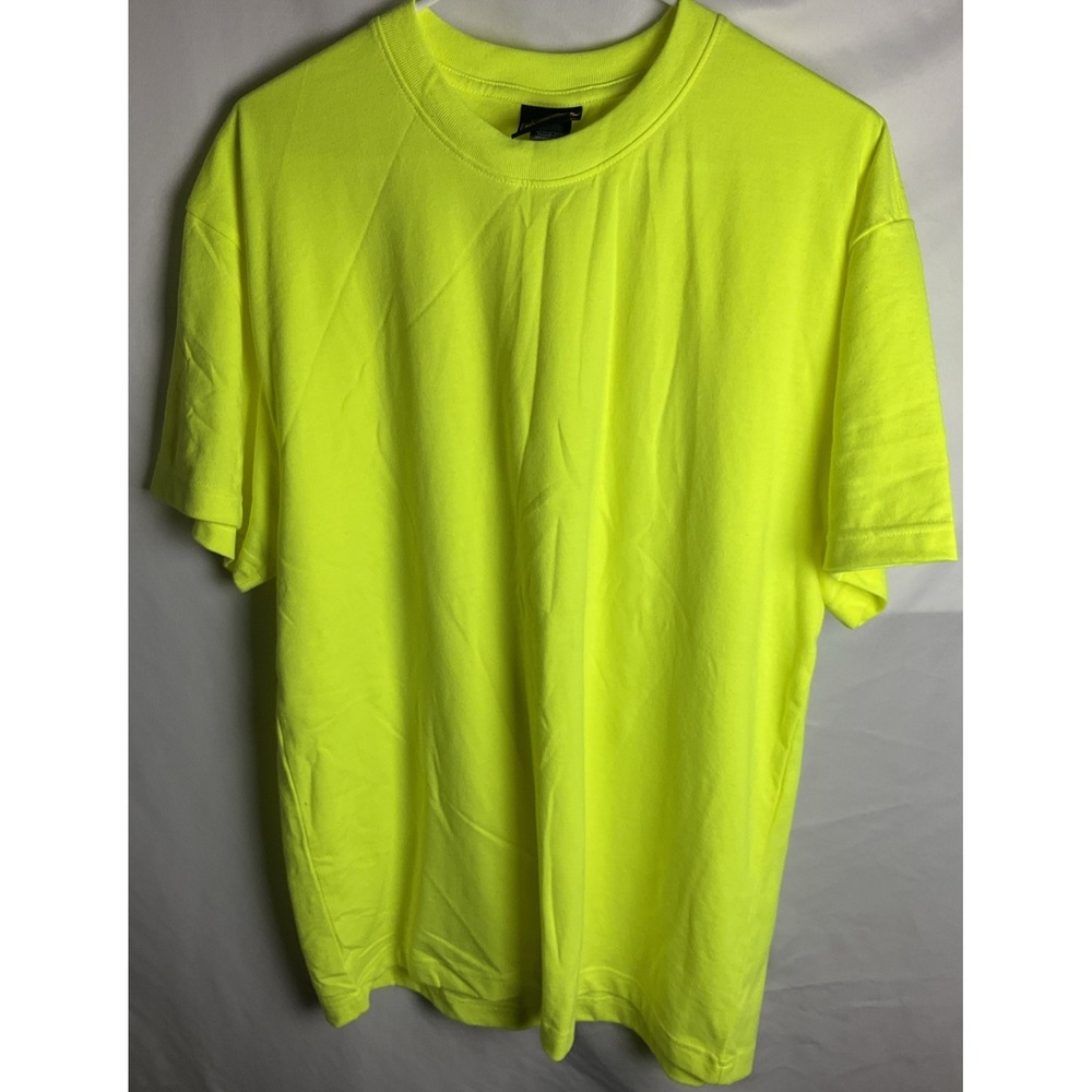 Harley Davidson Men's Size Large Safety Yellow Short Sleeve T-Shirt NWOT‎